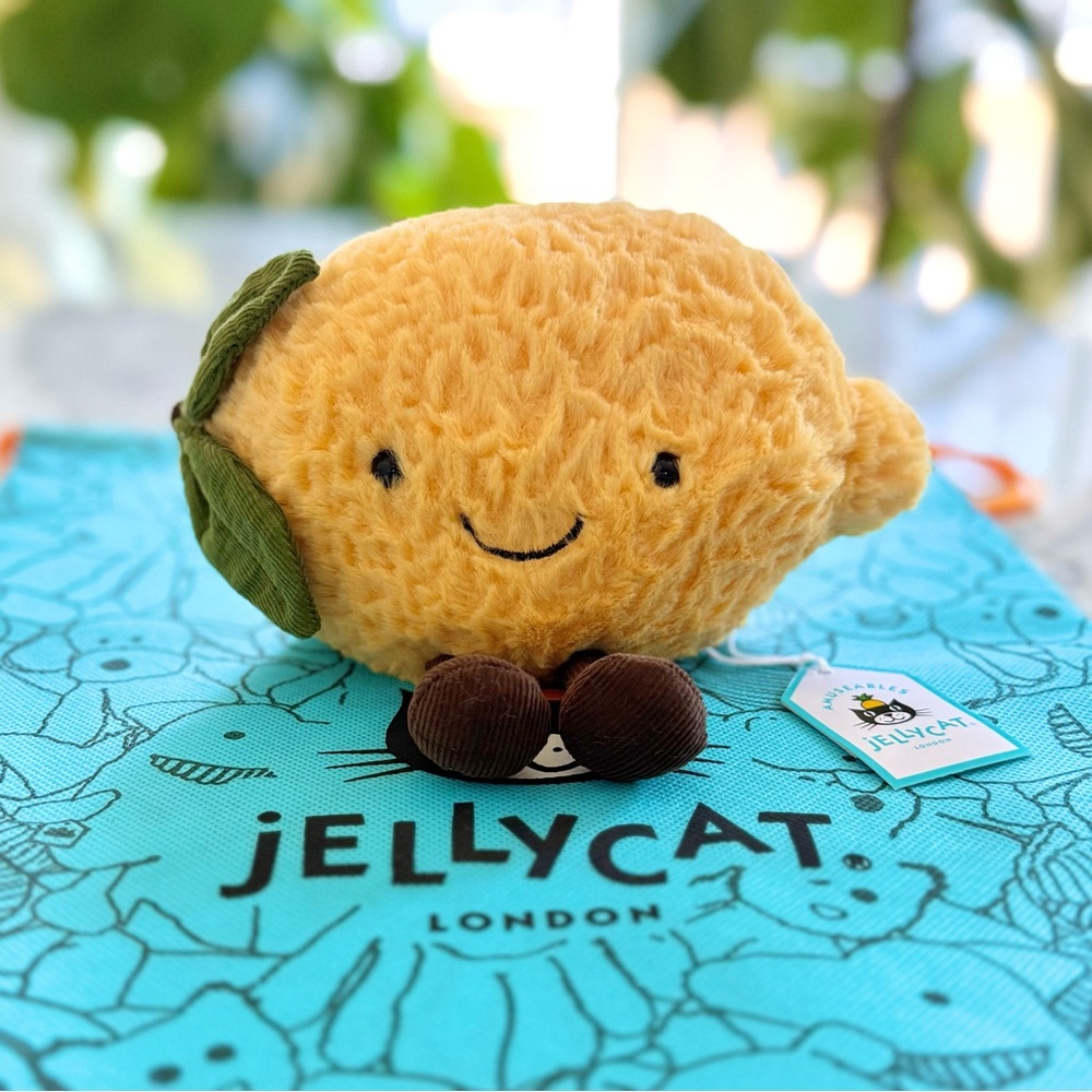 Jellycat Amuseables Lemon Size Small Authentic NWT